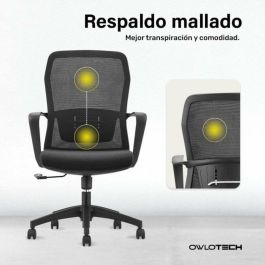 Silla de Oficina Owlotech Negro