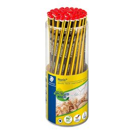 Staedler Lápiz de grafito 120-2 HB (nº2), ecológico con certificación PEFC, bote 50 uds