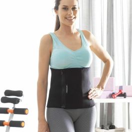 Pack Aro de Fitness Desmontable Recubierto de Espuma y Faja Deportiva Adelgazante con Efecto Sauna InnovaGoods