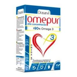 DRASANVI Omepur3 45 Perlas de Aceite de Pescado concentrado con Omega 3, EPA y DHA para el Corazón Precio: 26.5899997. SKU: B1KNN8EXZZ