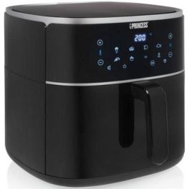 Princess 182254 Freidora de Aire Digital 8L 1800W Pantalla Táctil LED 8 Programas, Sin Aceite, Rejilla Ajustable, Negra