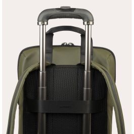 Tucano BKGOM15-VM Mochila Gommo para portátil 15-16" (MacBook Pro 16"), caucho, unisex, con bolsillo delantero, verde/negro