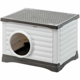 Ferplast FER1713126428506 Nicho PETVILLA 60, Caseta para Perros, Blanco/Gris, 54x43x38.5 cm Precio: 79.5900006. SKU: B1B6772SCS