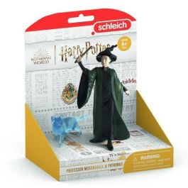 Schleich SCH42682 Figura Profesora McGonagall y Figuras de Patronus Harry Potter, Set de Colección Juguete para Niños +6 Años