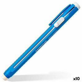 Portagomas Staedtler Mars Plastic Azul (10 Unidades) Precio: 31.50000018. SKU: BIX528 50 CA