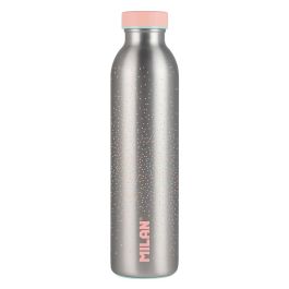 Botella isotérmica de acero inoxidable serie silver, rosa 591 ml