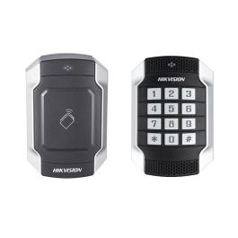 Hikvision 1104 Lector de proximidad antivandálico con teclado para tarjetas Mifare IK10 IP65 serie Pro 12V