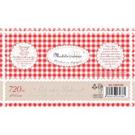 La Mediterranea Bote de Vidrio Norma con Tapa 720 ml / 720cc - 9 cm de diámetro x 15 cm de alto (12 Unidades)