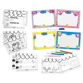 Lisciani AUC8008324092215 Escuela de Dibujo de Peppa Pig - Kit para Aprender a Dibujar