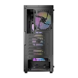 Antec AX61 Elite Midi Tower Negra para PC con 3 Ventiladores Frontales y 1 Trasero Preinstalados, Soporte 2.5/3.5" HDD/SSD