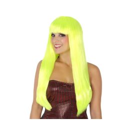 Peluca Larga Lisa Amarilla con Flequillo de 60 cm y 120 gr - Ideal para Fiestas, Cosplay y Carnaval Precio: 3.50000002. SKU: B12G7Q4W4W