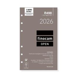 Finocam R498 Recambio Anual Agenda de Anillas Open 91x152 mm 1 Día Página 2026 Precio: 11.49999972. SKU: B15BKZ2GG6