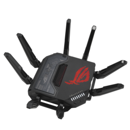 ASUS ROG Rapture GT-BE98 Router Wi-Fi 7 Quad-band (2.4/5/6 GHz) 10 Gigabit Ethernet Negro - 90IG08F0-MO9A0V ASUS ROG Rapture GT-BE98 Router Wi-Fi 7 Quad-band (2.4/5/6 GHz) 10 Gigabit Ethernet Negro - 90IG08F0-MO9A0V