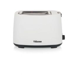 Tristar BR-1055 Tostadora 750W 2 Ranuras, 7 Niveles de Tostado, Descongelar y Recalentar, Bandeja Recogemigas, Blanco