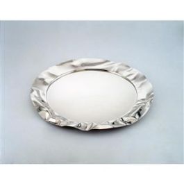 Alessi 90039 Bandeja Redonda Acero Inoxidable 18/10 44cm Diseñada por Lluís Clotet
