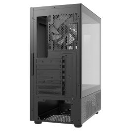 XPG Invader X Mini Midi Tower PC Caja Negro ATX 5 Ventiladores ARGB Ventana Lateral Compacta con Vista Panorámica