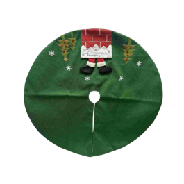 DKD Home Decor Base Árbol Navidad Tradicional Poliéster 105x105 cm Verde y Rojo Precio: 16.50000044. SKU: B1D7NGVA27