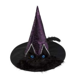 My Other Me Sombrero de Bruja Multicolor de 58 cm de Diámetro, Accesorio de Disfraz para Fiestas Temáticas, ideal para niños a partir de 3 años