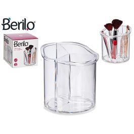 Berilo Organizador Redondo Alto 3 Huecos 15x15x15 cm Plástico Transparente (Set de 12) Precio: 57.79000051. SKU: S3605634