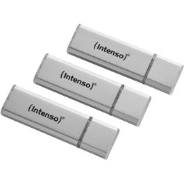 STICK 3 x Intenso Speicherstick USB 2.0 Alu Line 32GB silber