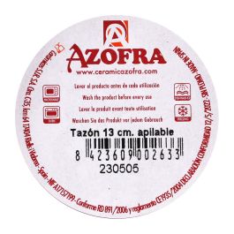 Tazón apilable Azofra 13.5 cm x 5.5 cm (30 Unidades) Tazón apilable Azofra 13.5 cm x 5.5 cm (30 Unidades)