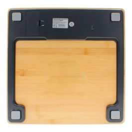 Báscula Digital de Baño TM Electron Marrón Bambú Báscula Digital de Baño TM Electron Marrón Bambú