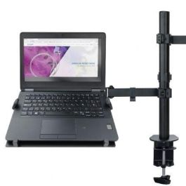 TOOQ SOPORTE MESA MONITOR/PORTÁTIL 2 BRAZOS NEGRO