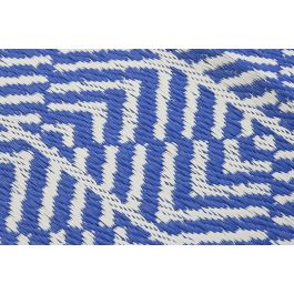 DKD Home Decor Alfombra Verde Menta Azul Poliéster 210 x 150 cm (4 Unidades)