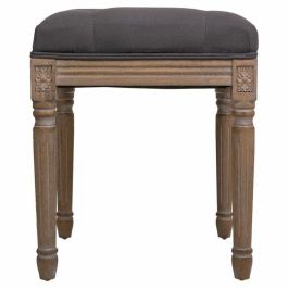 Banqueta Alexandra House Living Gris Goma Madera 41 x 48 x 41 cm