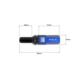 Omp Speed Juego De 20 Tornillos Con Protector De Aluminio De Colores M14x1.25 Llave De 17-19 Largo 28 mm Con Protector Azul OMPS09971407 Omp Speed Juego De 20 Tornillos Con Protector De Aluminio De Colores M14x1.25 Llave De 17-19 Largo 28 mm Con Protector Azul OMPS09971407