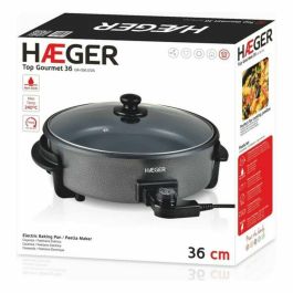 PAELLERA ELÉCTRICA HAEGER GOURMET 36 - 1500W - 36*7CM - ANTI-ADHERENTE - TAPA VIDRIO CON RESPIRADOR - 5 NIVELES TEMPERATURA HASTA 240º - BASE ESTABLE PAELLERA ELÉCTRICA HAEGER GOURMET 36 - 1500W - 36*7CM - ANTI-ADHERENTE - TAPA VIDRIO CON RESPIRADOR - 5 NIVELES TEMPERATURA HASTA 240º - BASE ESTABLE