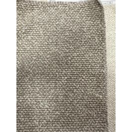 DKD Home Decor Sofá Scandi Crudo Marron, Madera de Boj Poliéster, 220x95x77 cm (Ancho x Fondo x Alto), Asiento 42 cm