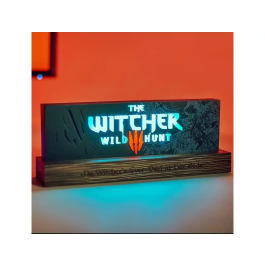 Wondee Lámpara The Witcher Gaming de Capuchón Coleccionable para Fans del Videojuego The Witcher III: Wild Hunt, Decoración de Escritorio