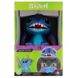 Cable Guy Soporte Sujeción Smiley Stitch Disney 20cm para Mandos y Teléfonos PlayStation 5, Xbox Series, iPhone