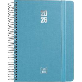 Agenda Anual (2026) Grafoplas Fancy Espiral Tapa Extradura Con Goma A5 210X150 D/P Azul Precio: 15.49999957. SKU: B1DVQGQ9DB