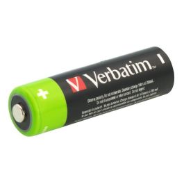 Verbatim Pilas Recargables Premium HR6 AA, 1.2V, 2500mAh, Pack de 4