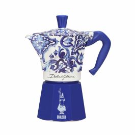 Cafetera Italiana Bialetti MOKA D&G BLU MEDIT. 6T Azul Aluminio 6 Tazas