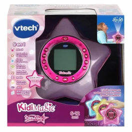 Vtech Kidimagic Starlight Rose Despertador Mágico con Proyección Animada en el Techo, Idioma Francés