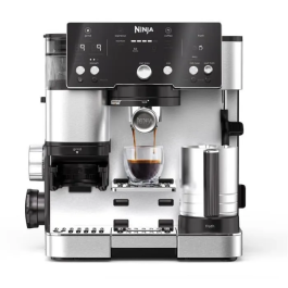 Ninja ES501EU Máquina Espresso Automática con Molinillo Integrado y Espumador de Leche, Depósito 2L, Café en Granos, Negro/Acero Inoxidable Precio: 439.59000041. SKU: B1FESXRTPP