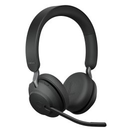Jabra Evolve2 65 Stereo UC Auriculares Inalámbricos USB-A Negro con Estación de Carga y Link 380