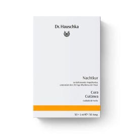 Dr. Hauschka Cura Cutánea de Noche 50 Ampollas x 1 ml Tratamiento Facial Hidratante Efecto Flash