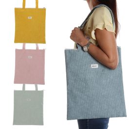 Bolso Corduroy Amarillo Versa 40CM (2 Unidades) Bolso Corduroy Amarillo Versa 40CM (2 Unidades)