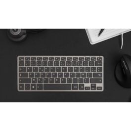 Teclado TKL - BLUESTORK - Bluetooth + PC 2.4Ghz - Gris y Negro Teclado TKL - BLUESTORK - Bluetooth + PC 2.4Ghz - Gris y Negro