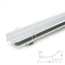 Perfíl Aluminio para Tira LED Instalación Escaleras - Difusor Opal x 1M Precio: 9.5000004. SKU: B18NWXJGSR