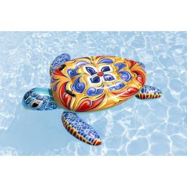 Bestway Figura Hinchable Tortuga Mediterranea con Asas 183x173 cm +3 Años Playa y Piscina 41523