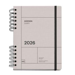 Agenda Anual (2026) Catalan Miquelrius Trends Back To Basics Wire-O Tapa Extra Con Goma Plus 155X213 S/V Apais. Gris Precio: 11.79000042. SKU: B17TPXBX4R