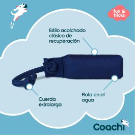 Coachi Training Dummy S de Lona Azul Oscuro, Juguete de Recuperación Flotante para Adiestramiento de Perros y Cachorros