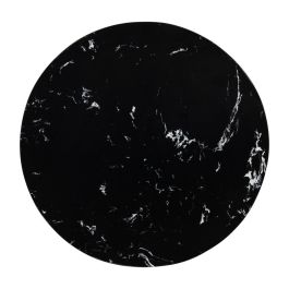 Mesita Negro Metal-Mármol 45 X 45 X 46 cm
