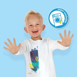 Ses Creative SES8710341003845 Glitter gouache (6x45ml) Colores Brillantes Opacos Envase Práctico