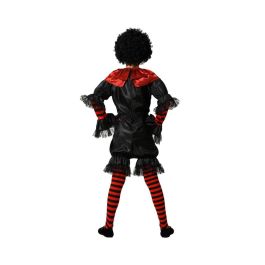 Disfraz Payaso Mono Negro Con Lunares Infantil Unisex 7-9 Años Halloween